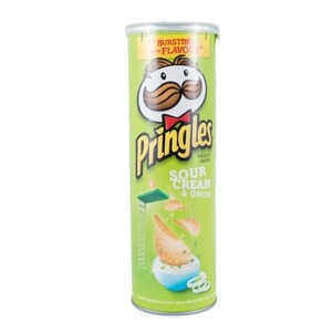 CEK BPOM Pringles Makanan Ringan Kentang Rasa Krim Asam dan Bawang (Sour Cream & Onion)