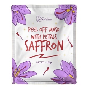 CEK BPOM Lea Gloria Peel Off Mask With Petals Saffron