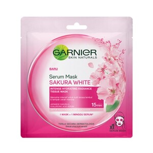 CEK BPOM Garnier Skin Naturals Serum Mask Sakura White