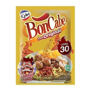 CEK BPOM KOBE BonCabe Sambal Tabur Rasa Original (Level 30)