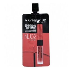 CEK BPOM Maybelline Sensational Liquid Matte By Colorsensational NU02 Strip It Off