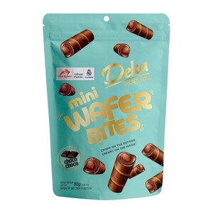 CEK BPOM Deka Wafer Roll Minibites Rasa Cokelat