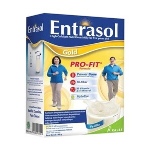 CEK BPOM Entrasol Gold (Desain R21.2) Susu Bubuk Rasa Vanila