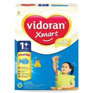 CEK BPOM Vidoran Xmart 1+ ImunUp Susu pertumbuhan Rasa Madu untuk anak usia 1-3 tahun