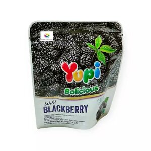 CEK BPOM Yupi Bolicious Kembang Gula Lunak Jeli Rasa Blackberry