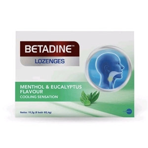 Cek Bpom Betadine Lozenges Menthol & Eucalyptus Flavour