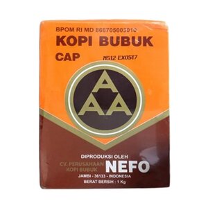 CEK BPOM Cap AAA Bubuk Kopi