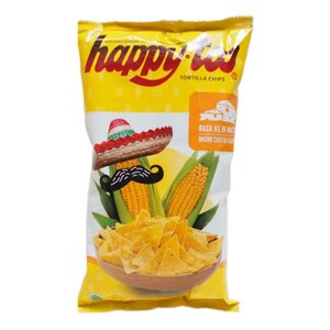 CEK BPOM Happy Tos Makanan Ringan Jagung Rasa Keju Cheddar