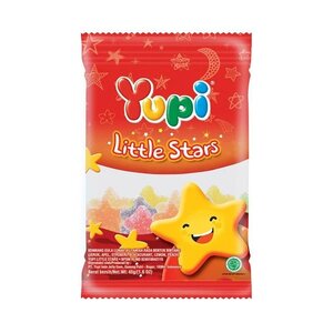 CEK BPOM Yupi Little Star Kembang Gula Lunak Jeli Aneka Rasa Bentuk Bintang