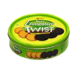 CEK BPOM Nissin Lemonia Twist Biskuit Rasa Lemon dan Coklat