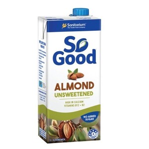 CEK BPOM So Good Minuman Rasa Almond (Almond Drink Unsweetened)