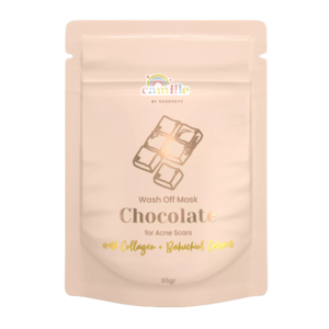 Cek Bpom Camille Chocolate Wash Off Mask With Bakuchiol Extract & Collagen