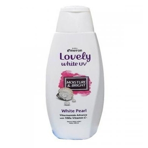 Cek Bpom Emeron Lovely White Uv Hand & Body Lotion Moisture & Bright (White Pearl )