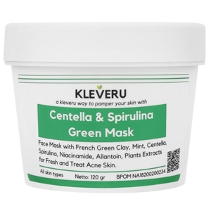 Cek Bpom Kleveru Centella & Spirulina Green Mask