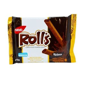 CEK BPOm Richoco Rolls Wafer Roll Isi Krim Cokelat