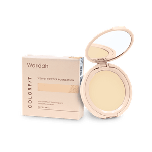 Cek Bpom Wardah Colorfit Velvet Powder Foundation 22n Light Ivory