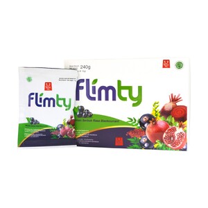 CEK BPOM Flimty Minuman Serbuk Blackcurrant