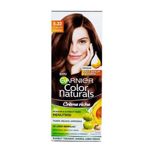 CEK BPOM Garnier Color Naturals - Krim Pewarna 5.32 Coklat Caramel