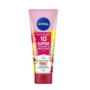 CEK BPOM Nivea Extra Bright 10 Super Vitamins & Skin Foods Serum SPF 15