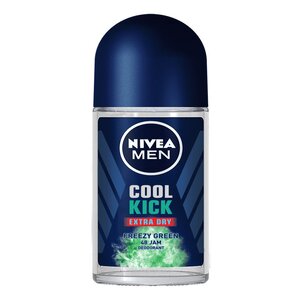 CEK BPOM Nivea Men Cool Kick Extra Dry Freezy Green Deodorant Roll On