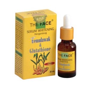 CEK BPOM The Face Temulawak Whitening Serum With Glutathione