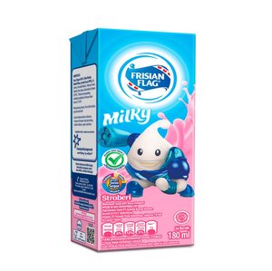 CEK BPOM Frisian Flag - Milky Formula 2 Minuman Susu UHT Stroberi