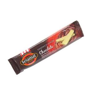 CEK BPOM Selamat Wafer Dengan Rasa Krim Cokelat