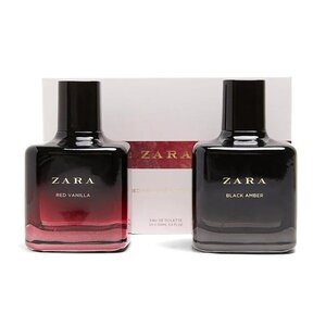 CEK BPOM Zara Black Amber & Red Vanilla - Eau De Toilette Set