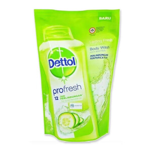 CEK BPOM Dettol Body Wash Profresh Anti Bakteri, Lasting Fresh