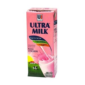 CEK BPOM Ultra Milk Minuman Susu UHT Rasa Stroberi