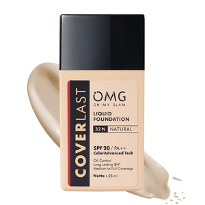 CEK BPOM OMG Oh My Glam Coverlast Liquid Foundation 32 N Natural