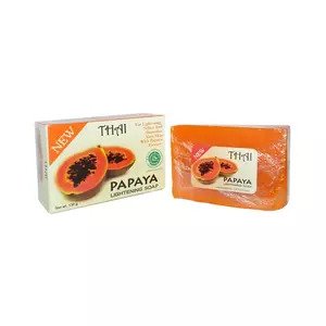 CEK BPOM Thai New Brightening Papaya Soap With Vitamin A C Dan E