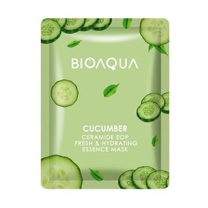 CEK BPOM Bioaqua Cucumber Ceramide EOP Fresh & Hydrating Essence Mask