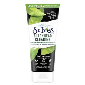 CEK BPOM ST. Ives Blackhead Clearing Green Tea & Bamboo Scrub