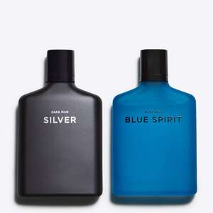 CEK BPOM Zara Man Silver & Blue Spirit - Eau De Toilette Set