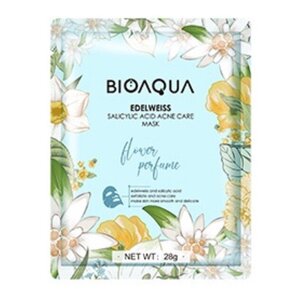 CEK BPOM Bioaqua Edelweiss Salicylic Acid Acne Care Mask