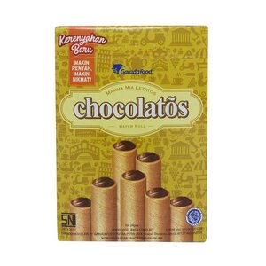 CEK BPOM Chocolatos Wafer Roll Rasa Cokelat