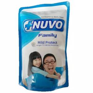 CEK BPOM Nuvo Family Antibacterial Body Wash Mild Protect (Wings Surya)