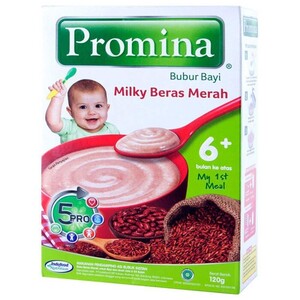 CEK BPOM Promina Makanan Pendamping ASI Pokok Rasa Beras Merah untuk Bayi Usia 6-12 Bulan