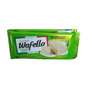 CEK BPOM Wafello Wafer Dengan Krim Kelapa