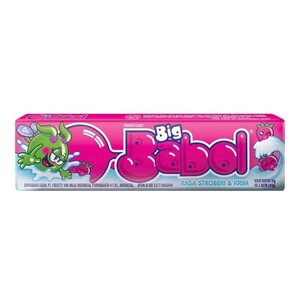 CEK BPOM Big Babol Permen Karet rasa Stroberi & Krim