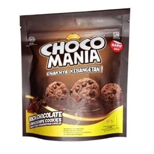 CEK BPOM Chocomania Kukis Dengan Butiran Cokelat (Chocochips, Rich Chocolate, Sweet Date Cookies)