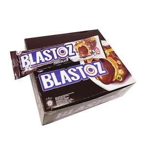 CEK BPOM OT Blastoz Wafer Roll Dengan Krispi Beras Salut Cokelat