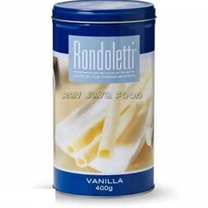 CEK BPOM Rondoletti Wafer Roll Rasa Vanila