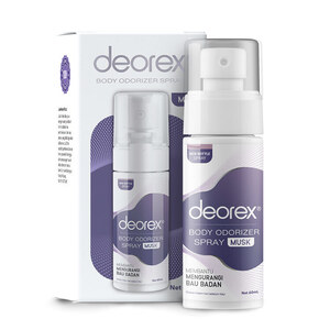 CEK BPOM Deorex Body Odorizer Spray Musk Improved Formula