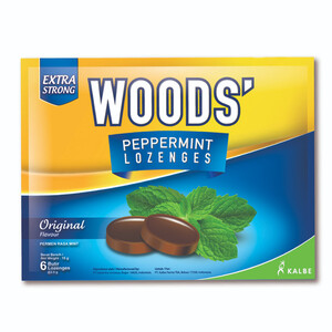 CEK BPOM Woods Permen Rasa Mint (Peppermint Lozenges)