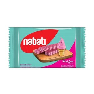 CEK BPOM Nabati Wafer Krim Rasa Pink Lava