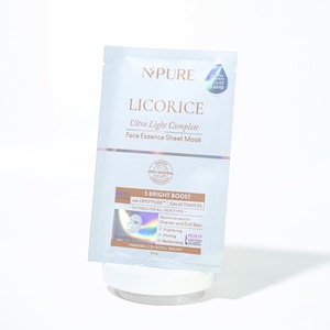 CEK BPOM N’pure Licorice Face Essence Sheet Mask