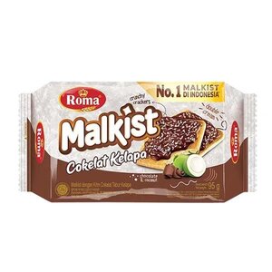 CEK BPOM Roma Malkist Dengan Krim Cokelat Tabur Kelapa