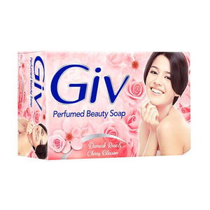 CEK BPOM Giv Beauty Soap Damask Rose & Cherry Blossom (Pink)